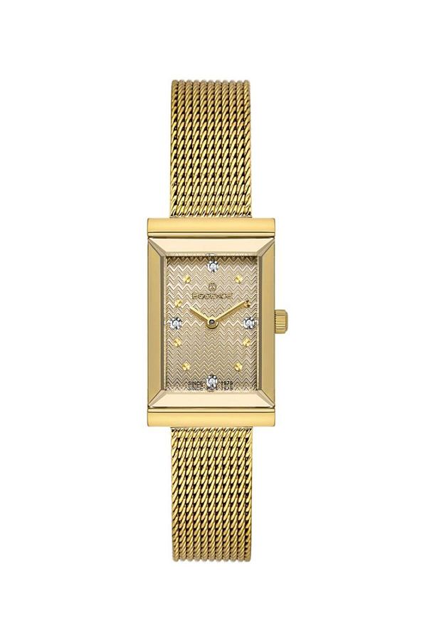 Essence-Stone Design Wicker/Steel Cord Rectangular Dial - 5 Atm Water Resistant 1