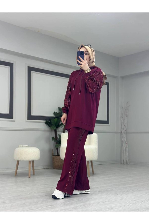 Butik Kardelen Camellia Sequin Suit