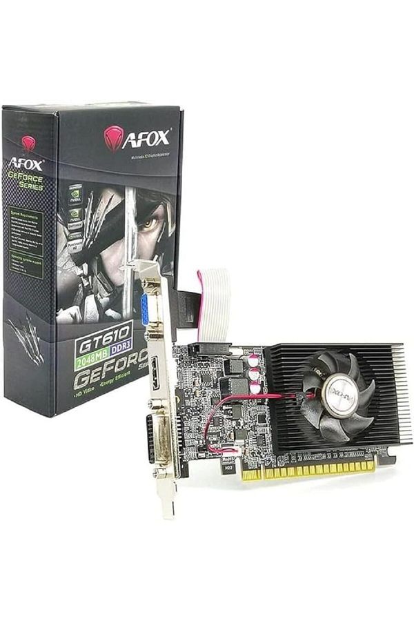 Afox-Gt 610 Af610-2048D3L7-V8 64 Bit Ddr3 2 Gb Graphics Card 1