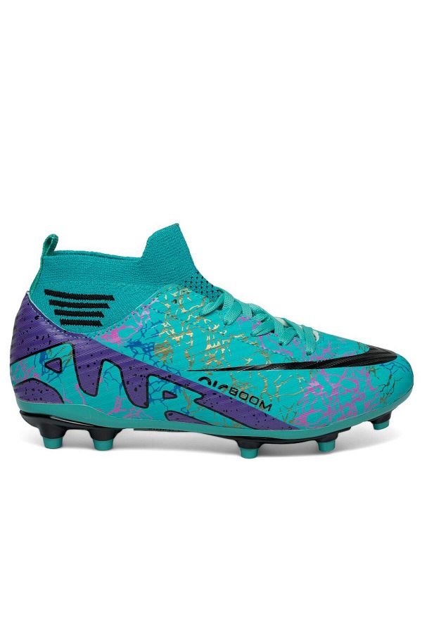 GÜLERSHOES-Guaranteed Original Men's Toothed Football Boots with Ankle Socks Number 40-41-42-43-44 for Carpet Field 1