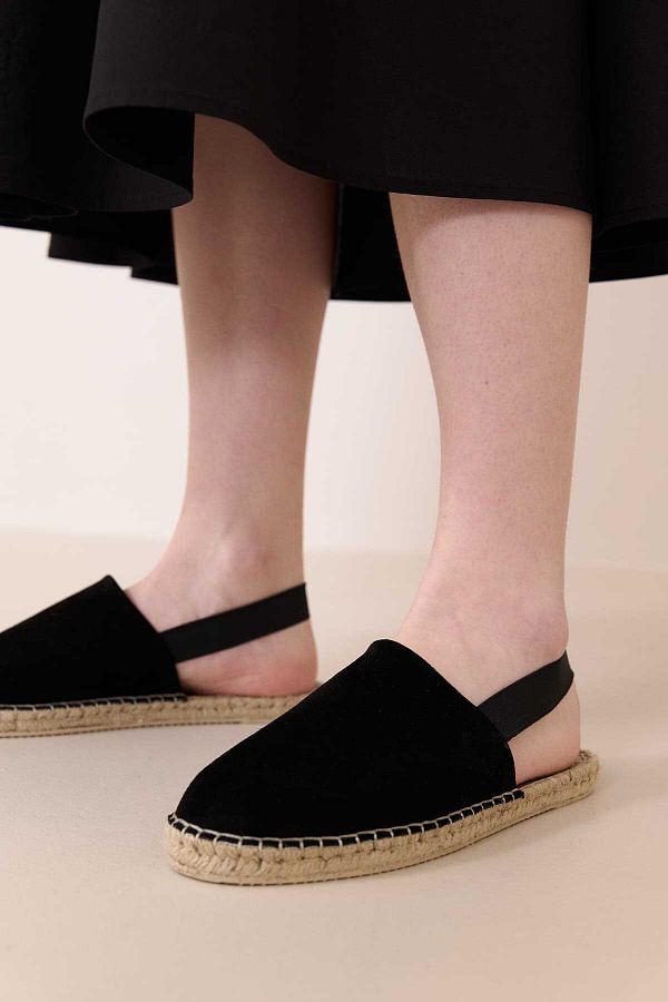 Roman-Y 2483105   Black Espadrille Shoes 1