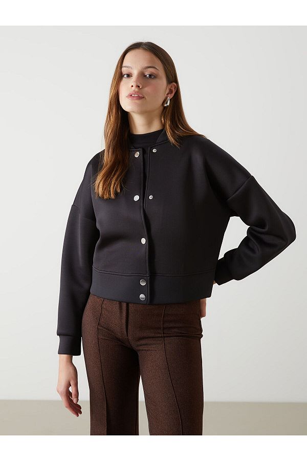 LC Waikiki-Jachetă de colegiu oversize pentru femei 1