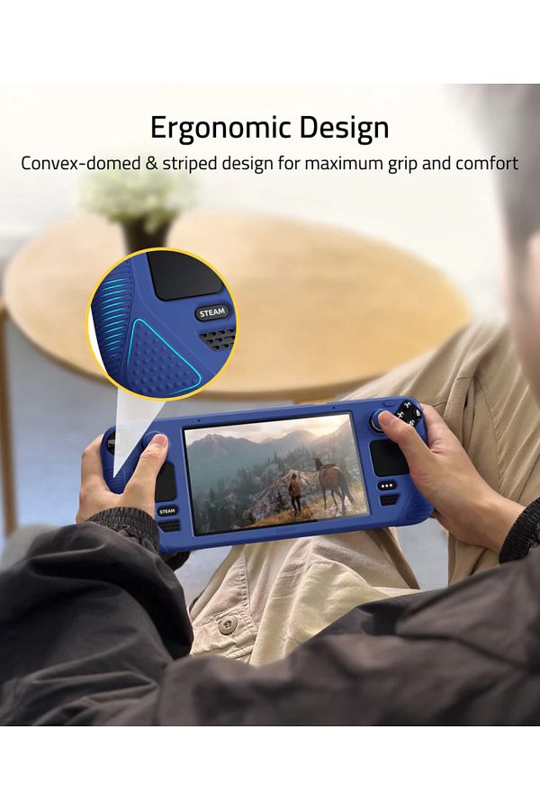 SYNTECH-| Protective Case for Steam Deck & Steam Deck OLED | Blue 1