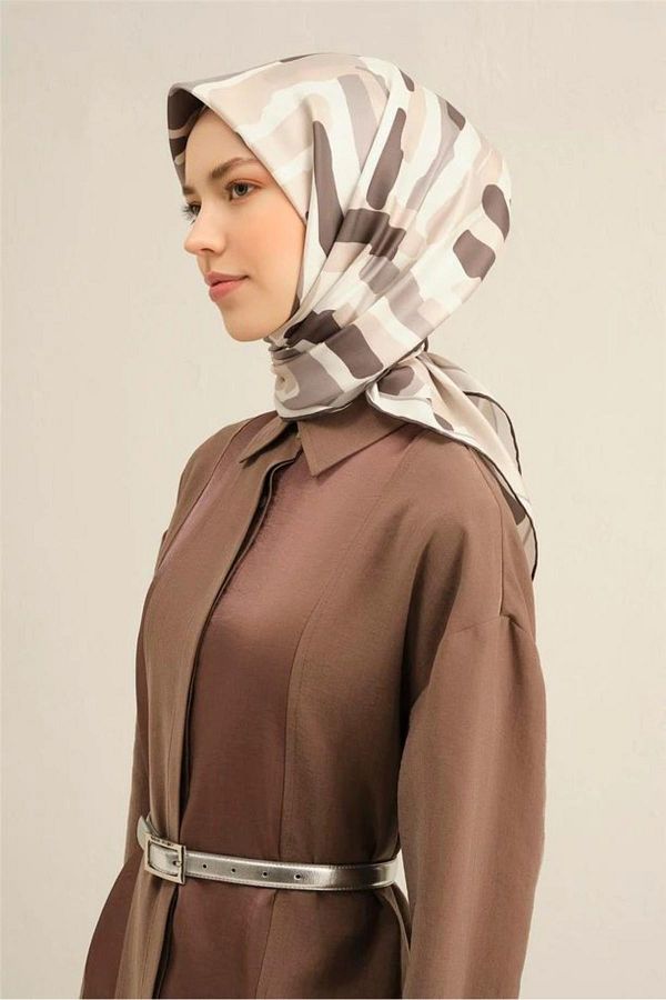 Armine-Armi̇ne Twill Silk Scarf 2025 Summer Season 9303D02-82 1