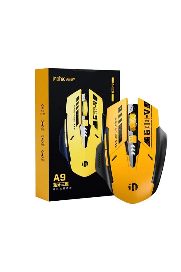 Choice-Bluetooth mouse INPHIC A9 Bluetooth Mouse Rechargeable 2.4G Wireless Mouse Silent Ergonomic 1