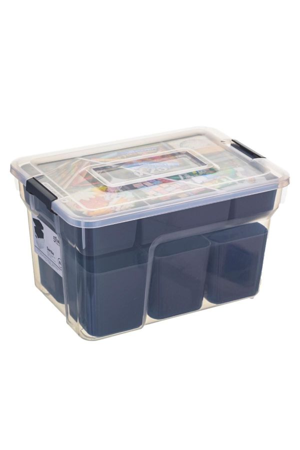 Five Simply Smart-Samba Durable Polypropylene Storage Compartment Box 8 Liter 1