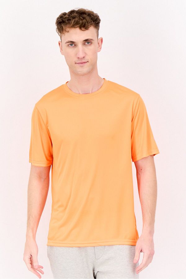 Champion-Men Sportswear Fit Short Sleeves Training T-Shirt, Orange 1