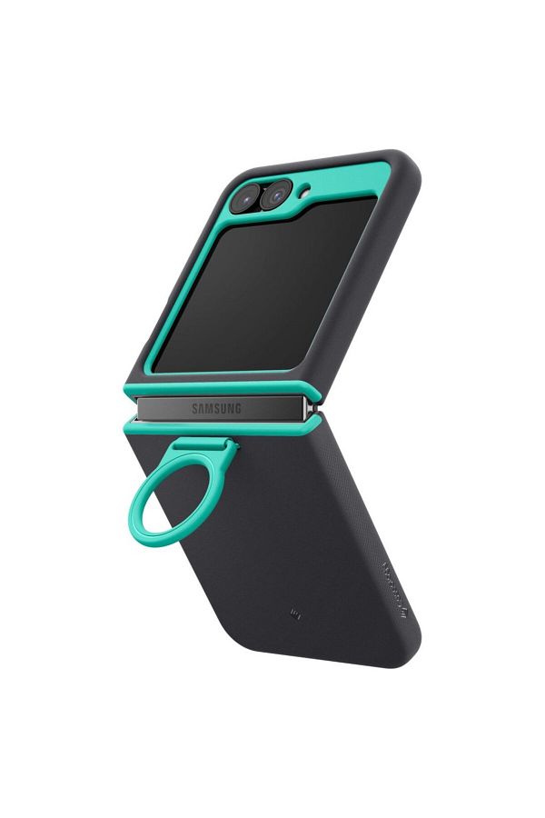 Spigen-Caseology Galaxy Z Flip 6 Case Nano Pop Prune Charcoal - Acs07857 1