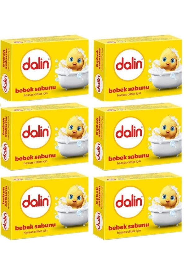 Dalin Bebek Sabunu 100 gr Yeni Formül 6 Adet