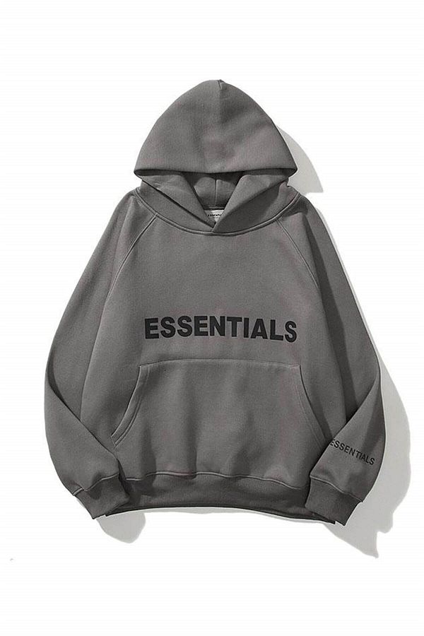 Trendiz-Unisex Anthrazit Essentials Sweatshirt Kapuzenpullover 1