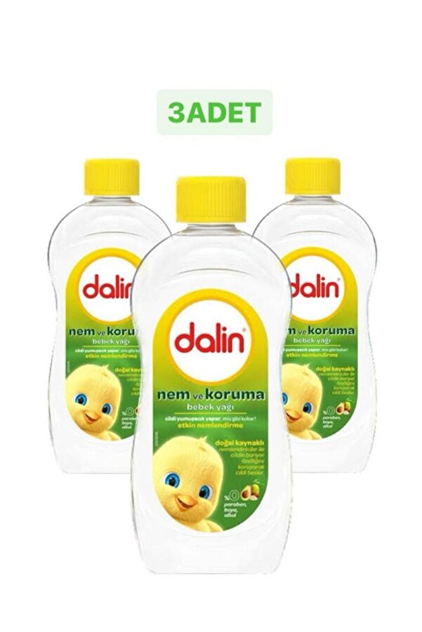Dalin BEBEK YAĞI 300 ML NEM VE KORUMA 3 ADET