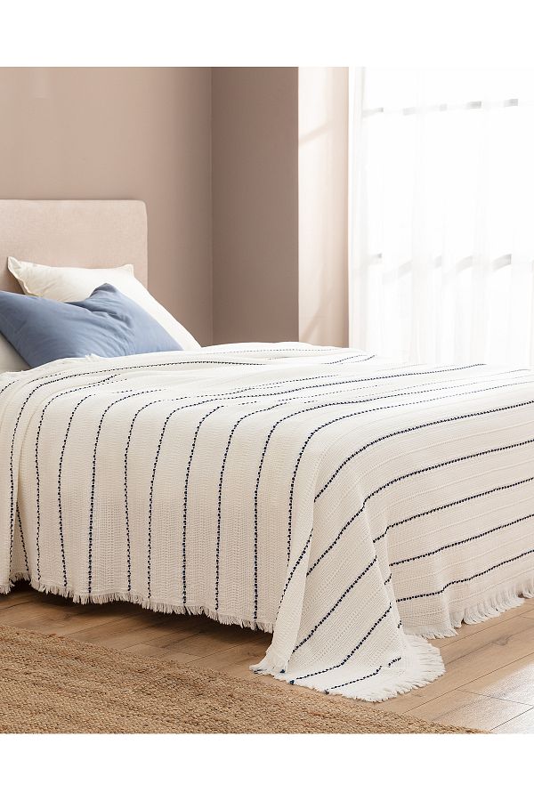 Madame Coco-Envelope Double Bedspread - White 1