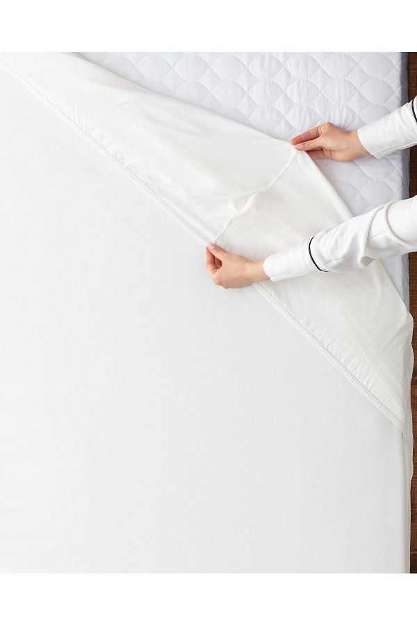 Madame Coco-Valeria King Size - Elastic Combed Cotton Sheet 1