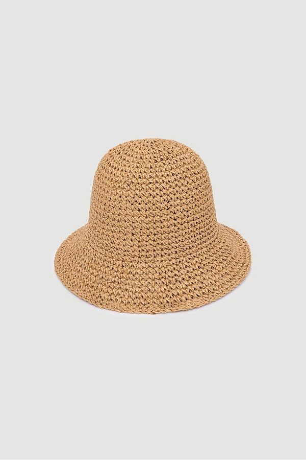 Gusto-Straw Hat: Camel 1