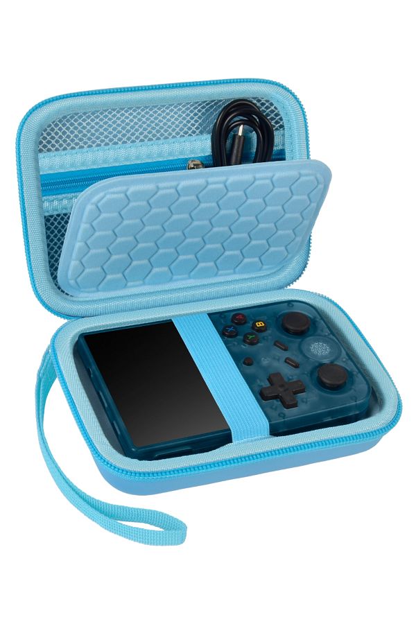 Choice-Blue Travel Case Compatible with RG353V/ RG35XX/RG353VS/ R36S Retro Handheld Game Console, Handheld 1