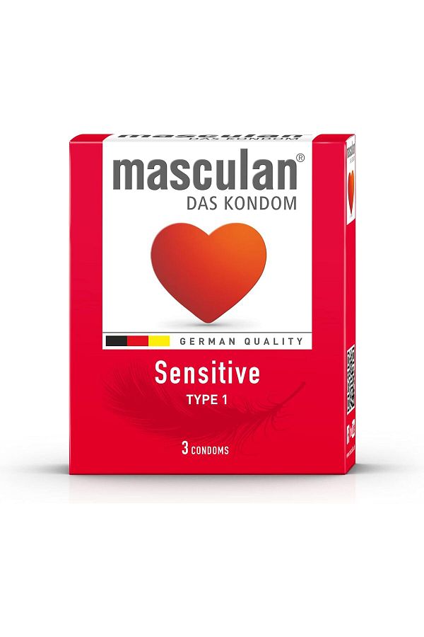 Masculan-DAS KONDOM SENSITIVE TYPE 1, 3 CONDOMS 1