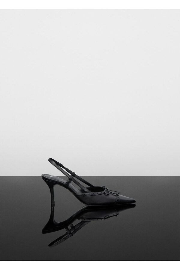 MANGO Woman-Czarne damskie klasyczne buty 67040446 1
