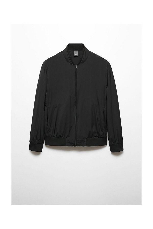 MANGO Man-Wasserabweisender Stretch-Bomber 1