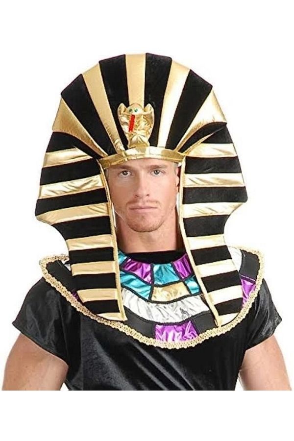 No8 Home-Egyptian Tutankamon Hat with Cobra Snake Figure 1