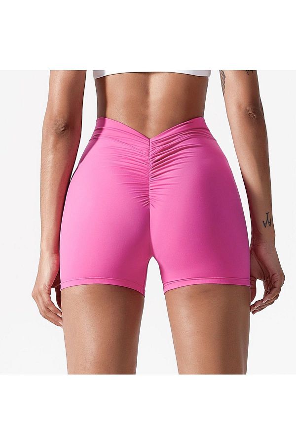 Rosy Live in style-High Waist Compression V Cut Shorts 1