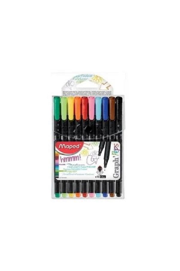 Maped-Graphpeps 10 Color Felt Tip Pen Set -749150 1