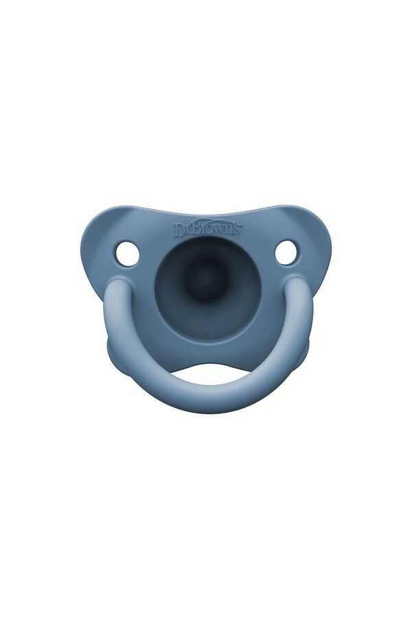 Dr.Brown's Happypaci Silikon Emzik 0-6m, Mavi, Tekli Paket