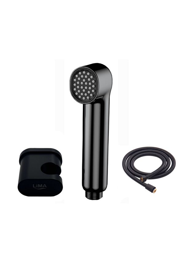 Lima-Lima Matte Black Bidet with Base and Hose 1