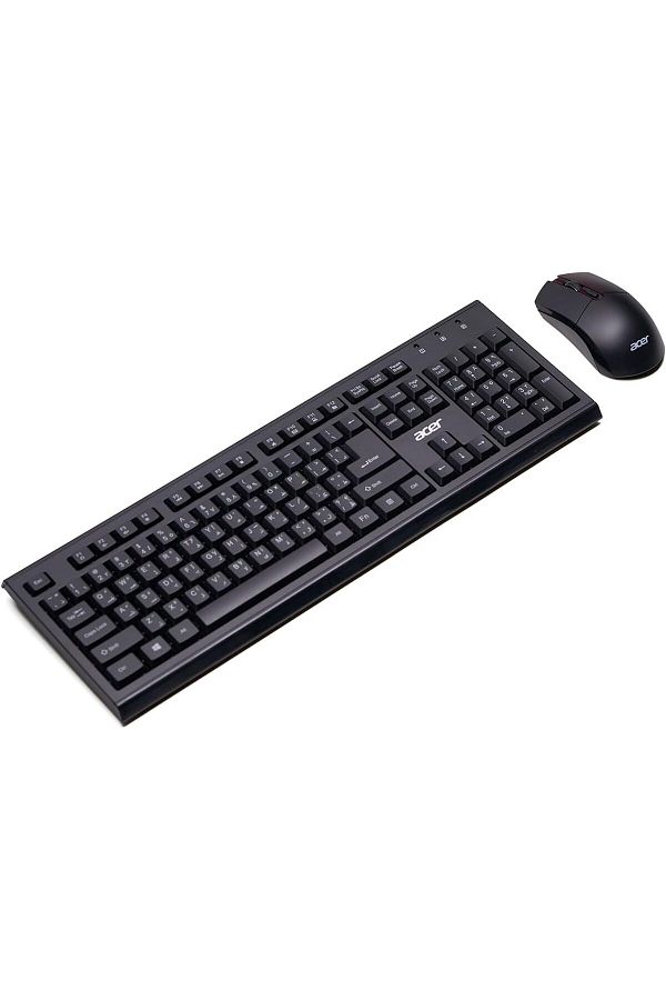 ACER-Wireless 2.4G Keyboard and Mouse Combo Set OKR120 - Black 1