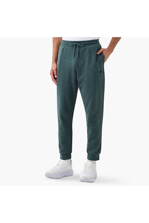Kappa-Embroidered Joggers with Drawstring Closure and Pockets 1