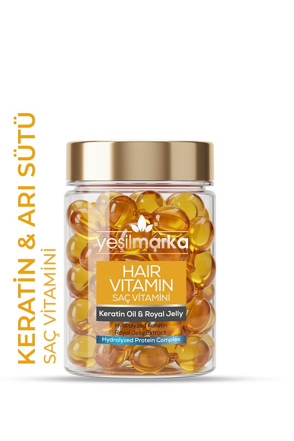 yeşilmarka-Hair Vitamin - Keratin Dying & Royal Jelly: Hair Repairing Treatment Oil - Vibrant & Bright Look 1
