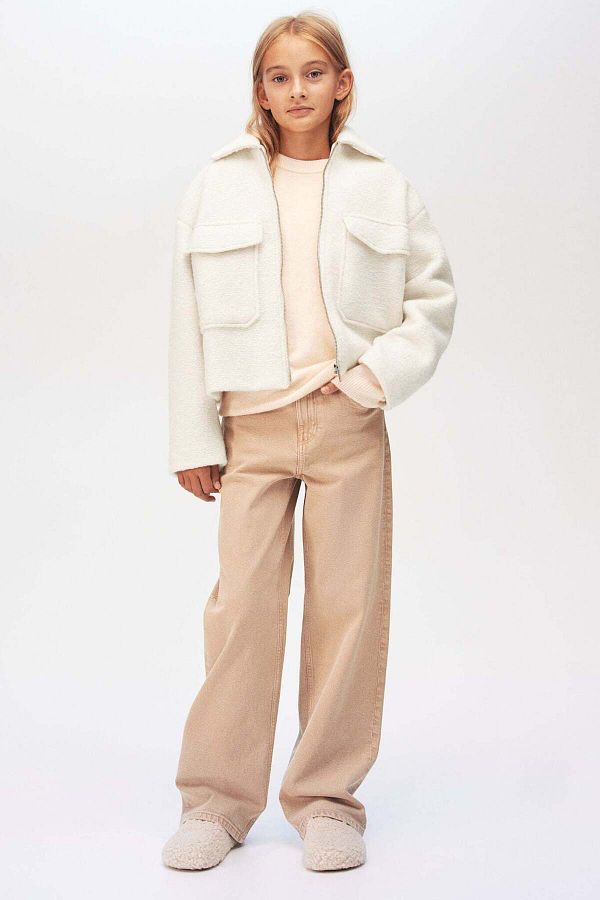 H&M-Felted shacket 1