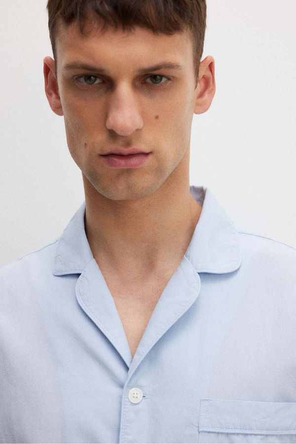 H&M-Cotton pyjama shirt and bottoms 1
