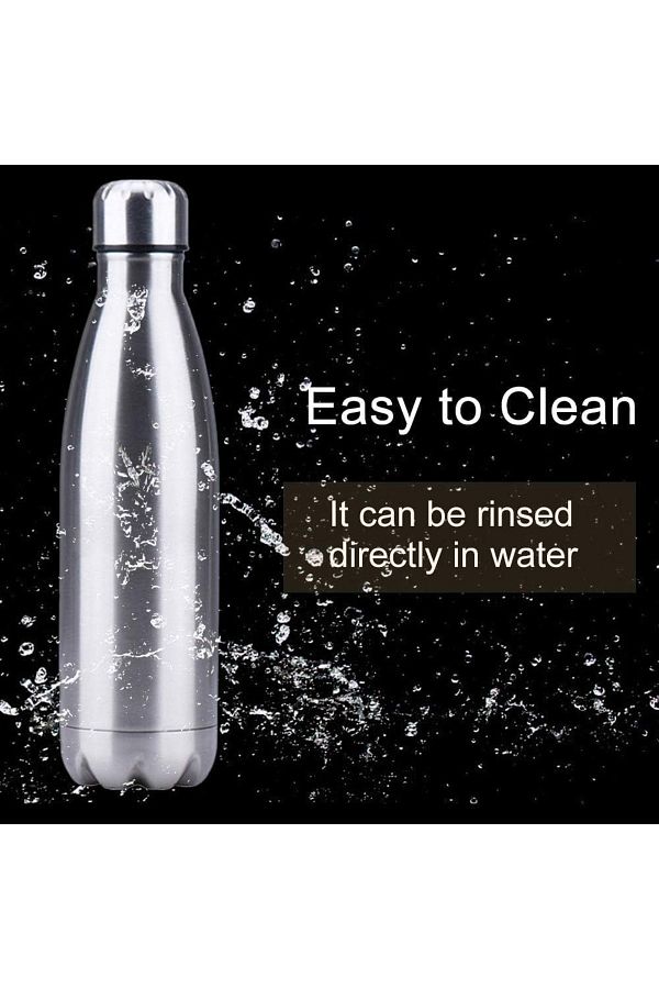 Primo Plus-Silver insulated water bottle 1