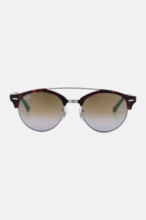 Ray-Ban-نظارة شمسية دائرية للرجال 0RB4346، فضي 1