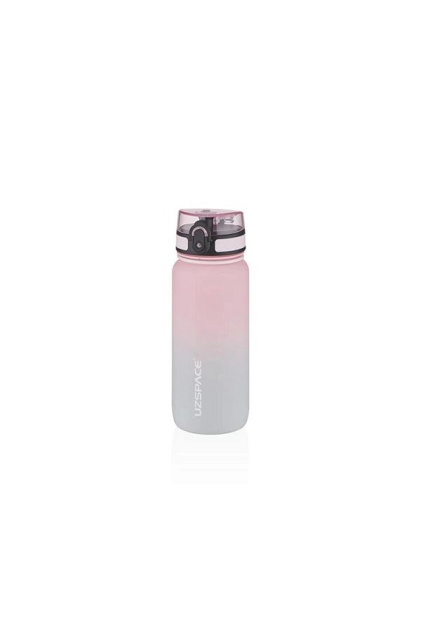 Uzspace-Flask Without Straw Tritan Soft Touch Color Transition 3037 650 ml Pink-Grey 1