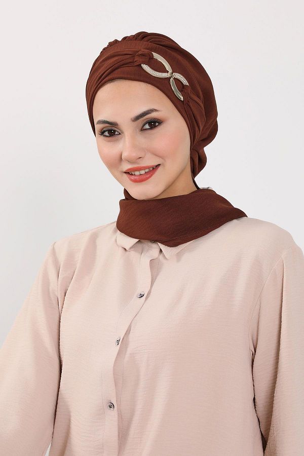 Aisha's Design-Ready Turban with Aerobin Fabric - Accessory, Ht-94 1