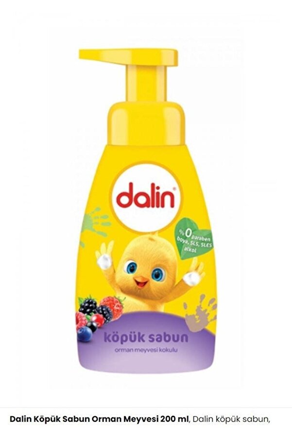 Dalin Köpük Sabun Orman Meyveli 200 ml 1 Adet