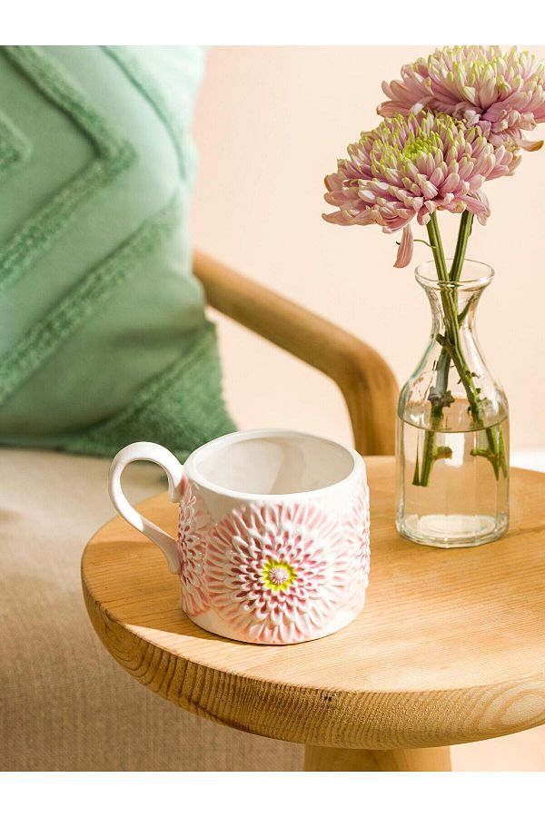 LC Waikiki-Lcw Home Floral Patterned Ceramic Mug 400 ml 1