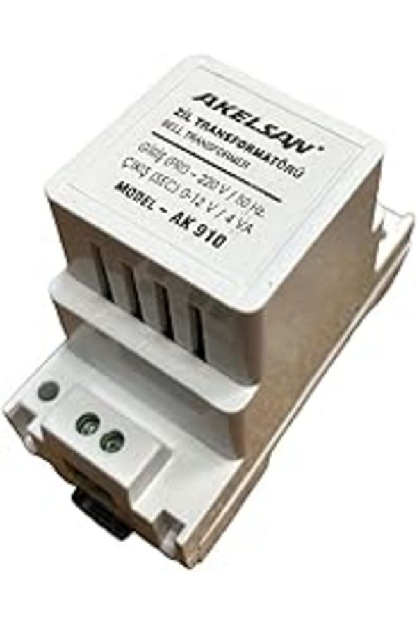 STOREMAX-Sekatech Akelsan Zil Transformer 4-8-12v /4va Ak-910 محول جرس الباب، محول، مصدر الطاقة Bell T 1