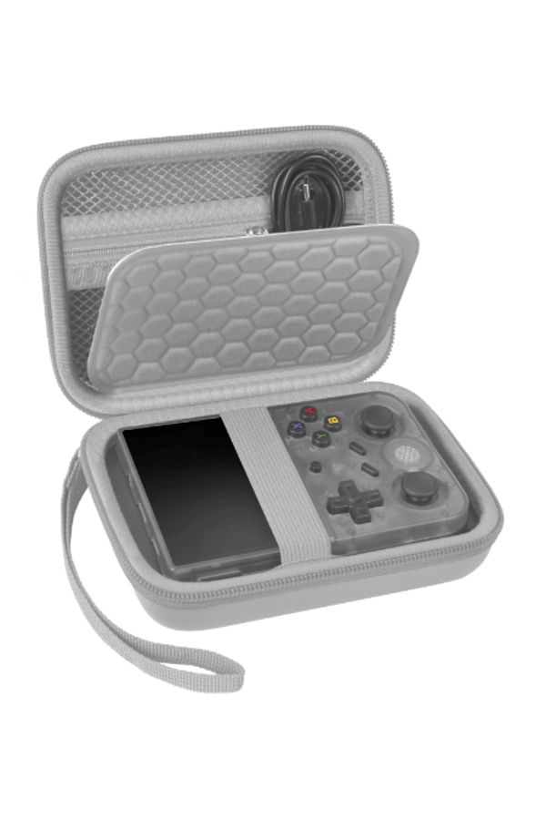 Choice-Gray Travel Case Compatible with RG353V/ RG35XX/RG353VS/ R36S Retro Handheld Game Console, Handheld 1
