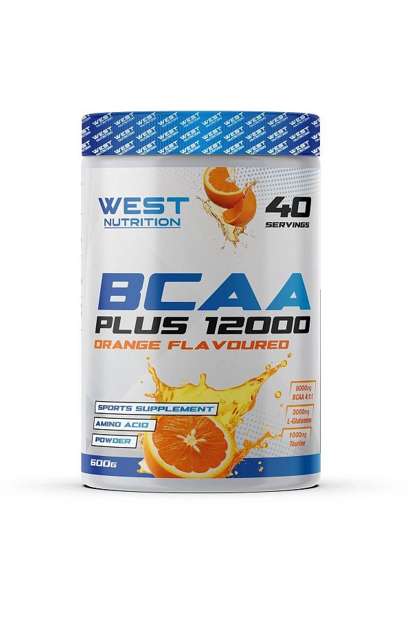 West Nutrition-Bcaa PLus 12000 - L-Glutamin Taurin 600 Gr. Orange 1