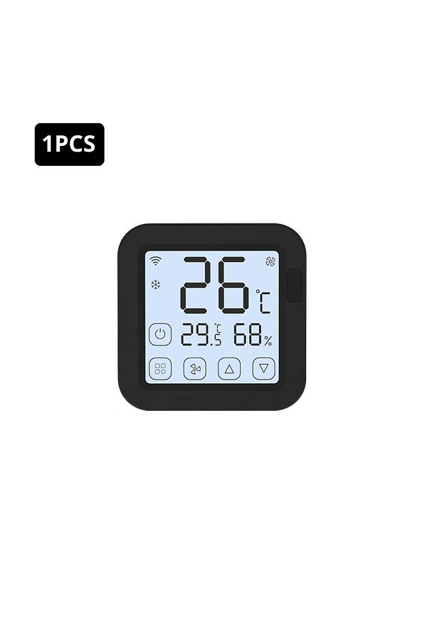 MOES-1 قطعة وحدة تحكم في درجة الحرارة Tuya Wifi Ir شاشة LCD زر اللمس لاسلكي عن بعد 1