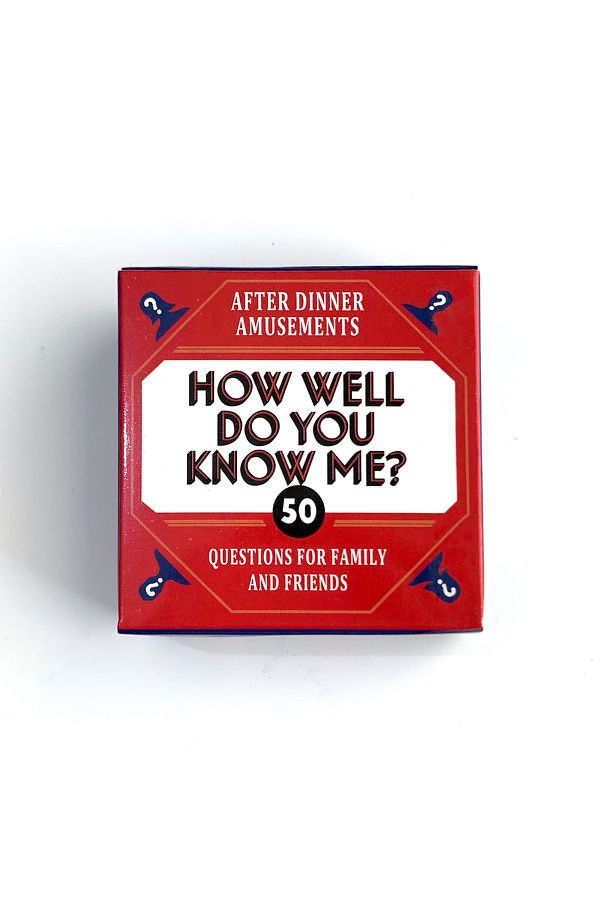 smvp-Light Grey Mini Card Game- How Well Do You Know Me? - Game Board Game Card Entertainment Cards For F 1