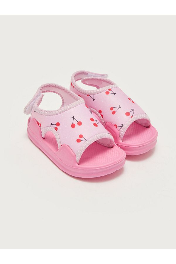 LC Waikiki-Stoned Baby Girl Heeled Shoes 1