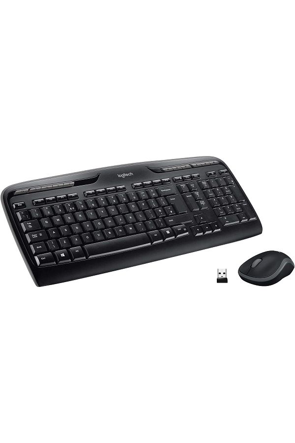 logitech-مجموعة لوحة المفاتيح والماوس اللاسلكية MK330 لنظام التشغيل Windows، 2.4 جيجا هرتز لاسلكية مع مستقبل USB، Po 1