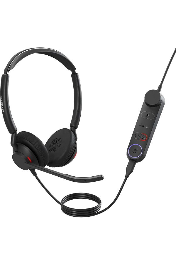 Jabra-Engage 50 II Wired Stereo Headset with Link Call Control, Noise-Cancelling 3-Mic Technology an 1