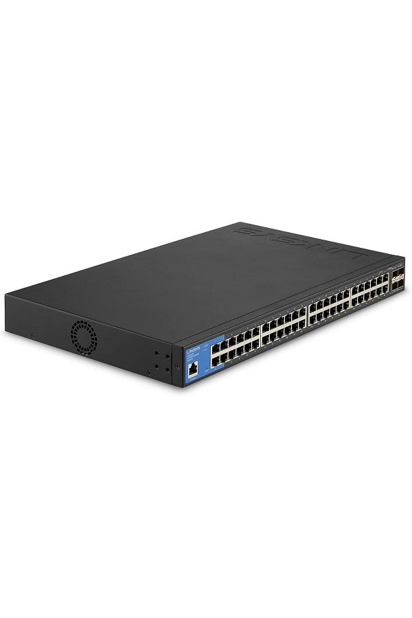 Linksys-LGS352C 48 Port Gigabit Managed Network Switch with 4 x 10G Uplink SFP+ Slots - Advanced Sec 1