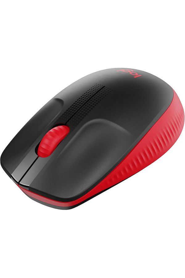 logitech-ماوس لاسلكي M190، تصميم منحني مناسب للاستخدام باليدين بالكامل، بطارية تدوم 18 شهرًا مع توفير الطاقة 1