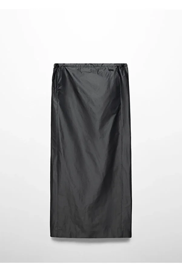 MANGO Woman-Gray Women's Skirt 67073699 1