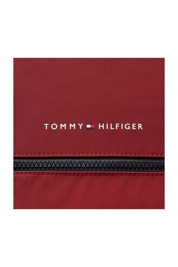 Tommy Hilfiger-45x30x15 Red Men's Zippered Backpack Th Horizon Backpack 1